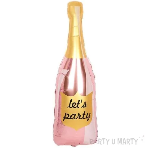 balon foliowy butelka szampana rozowe zloto jix 41 shp