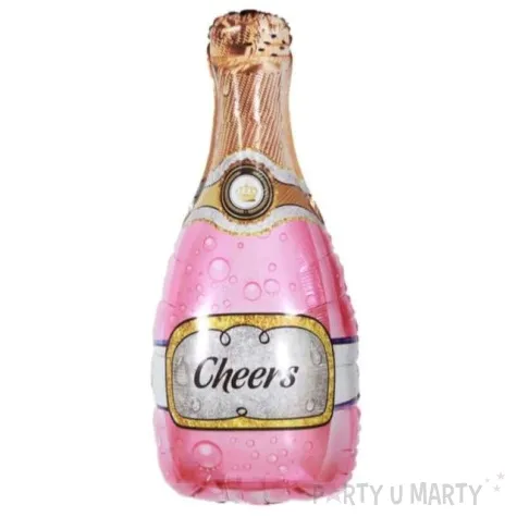 balon foliowy butelka szampana rozowy jix 38 shp