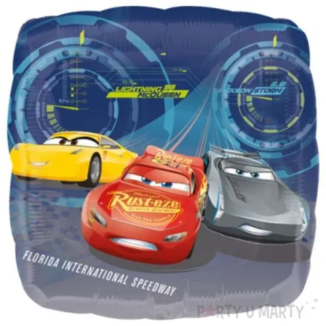 balon foliowy cars 3 zygzak mcqueen amscan 17 sqr
