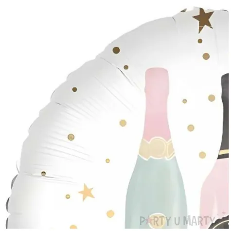 balon foliowy celebrate szampan bialy procos 18 rnd