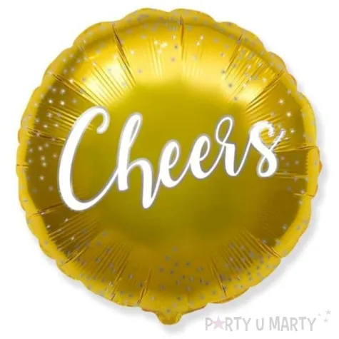 balon foliowy cheers zloty flexmetal 18 rnd