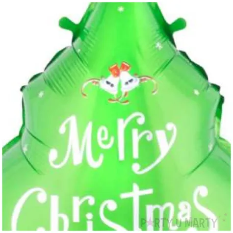 balon foliowy choinka merry christmas funny fashion 32 shp