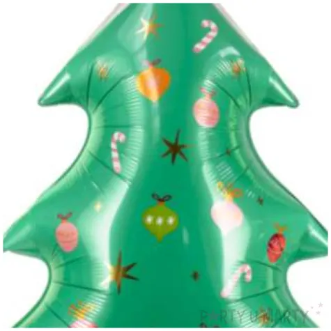 balon foliowy choinka stojaca partydeco 37 shp