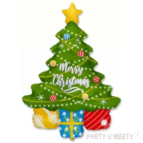 balon foliowy choinka swiateczna flexmetal 24 shp