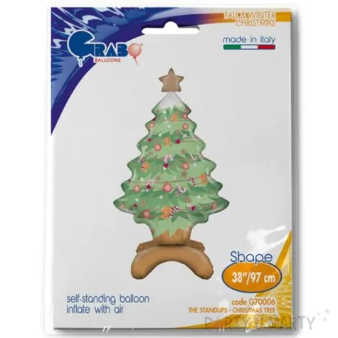 balon foliowy choinka z gwiazda grabo 38 shp