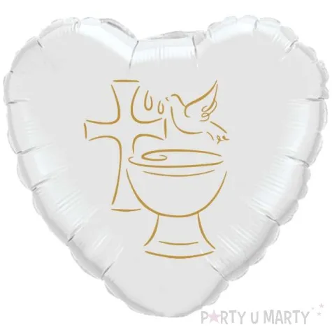 balon foliowy chrzest swiety bialo zloty 18 hrt