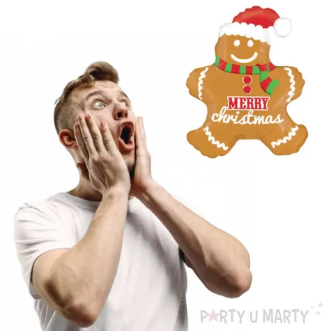 balon foliowy ciasteczkowy ludzik betallic 14 shp