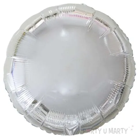 balon foliowy classic srebrny metalik godan 18 rnd