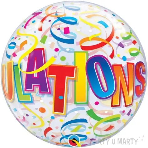 balon foliowy congratulations qualatex 22 orb