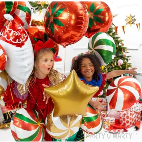 balon foliowy cukierek lizak mix partydeco 18 rnd