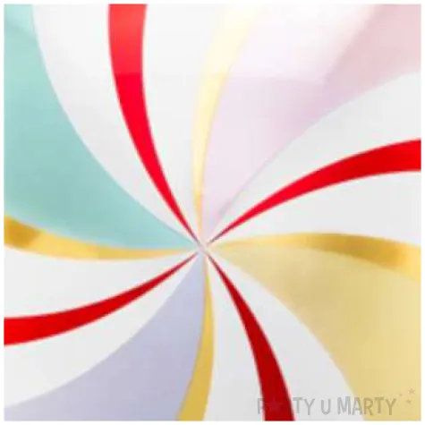 balon foliowy cukierek lizak mix partydeco 18 rnd