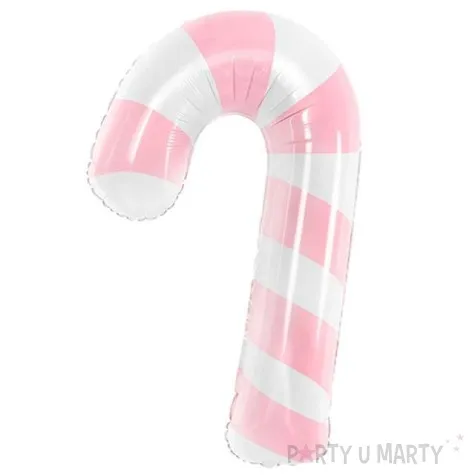 balon foliowy cukrowa laska rozowa partydeco 32 shp