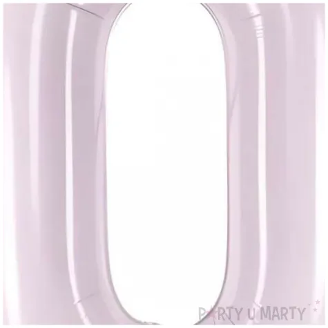 balon foliowy cyfra 0 fioletowy partydeco 34 dgt