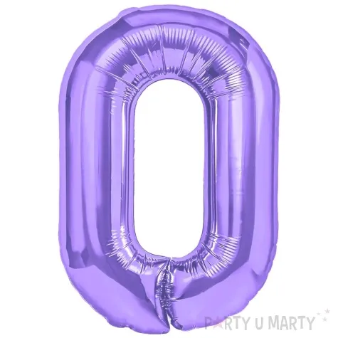 balon foliowy cyfra 0 fioletowy partypal 39 dgt