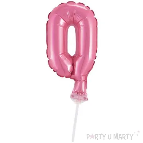 balon foliowy cyfra 0 micro rozowy godan 5 dgt