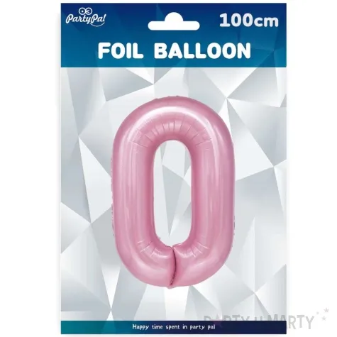 balon foliowy cyfra 0 rozowy partypal 39 dgt