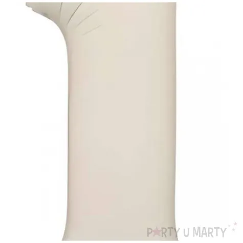 balon foliowy cyfra 1 bezowy matowy dekoracja na urodziny 34 dgt