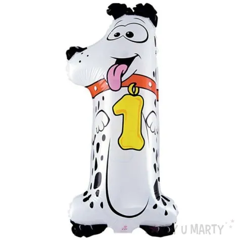 balon foliowy cyfra 1 dalmatynczyk oem 16 dgt