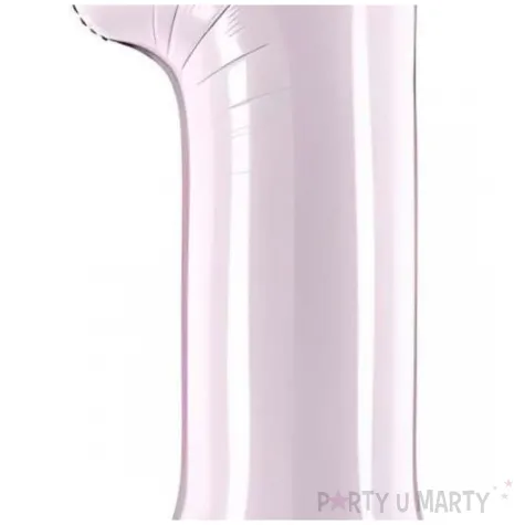 balon foliowy cyfra 1 fioletowy partydeco 34 dgt