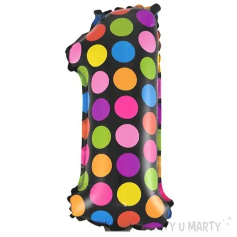 balon foliowy cyfra 1 kopki oem 16 dgt