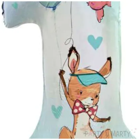 balon foliowy cyfra 1 mam roczek kangurek godan 30 dgt