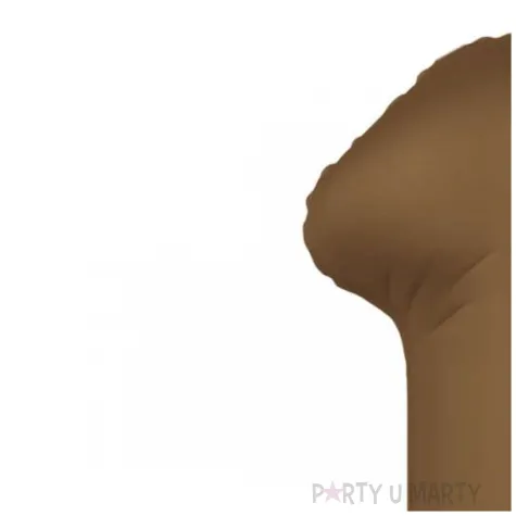 balon foliowy cyfra 1 mat braz czekoladowy folat 34 dgt