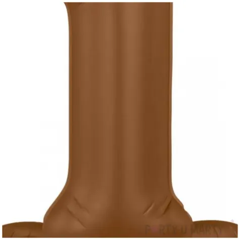 balon foliowy cyfra 1 mat stojaca braz czekoladowy folat 28 dgt