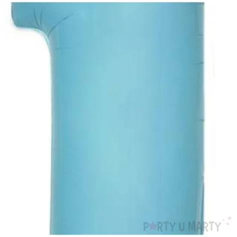 balon foliowy cyfra 1 niebieski delikatny flexmetal 34 dgt