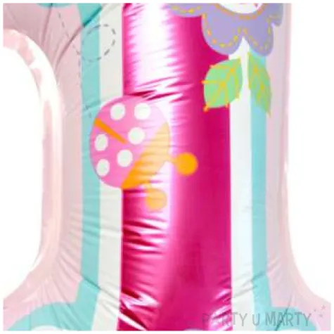 balon foliowy cyfra 1 pierwsze urodziny motyl arpex 13 dgt