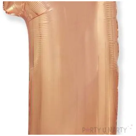 balon foliowy cyfra 1 rozowo zloty flexmetal 34 dgt