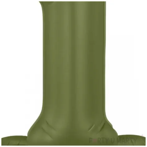 balon foliowy cyfra 1 stojaca oliwkowy folat 34 dgt