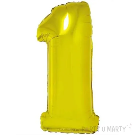 balon foliowy cyfra 1 zloty godan 34 dgt