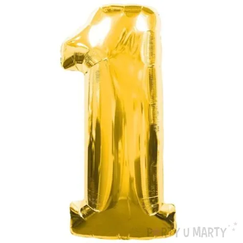 balon foliowy cyfra 1 zloty oem 40 dgt