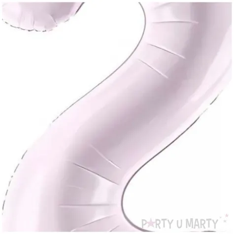 balon foliowy cyfra 2 fioletowy partydeco 34 dgt