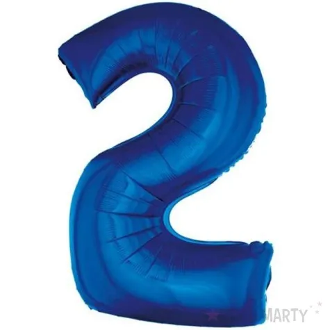 balon foliowy cyfra 2 granatowy godan 34 dgt