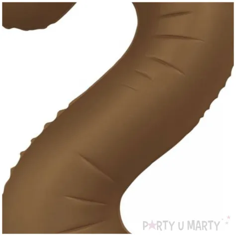 balon foliowy cyfra 2 mat braz czekoladowy folat 34 dgt