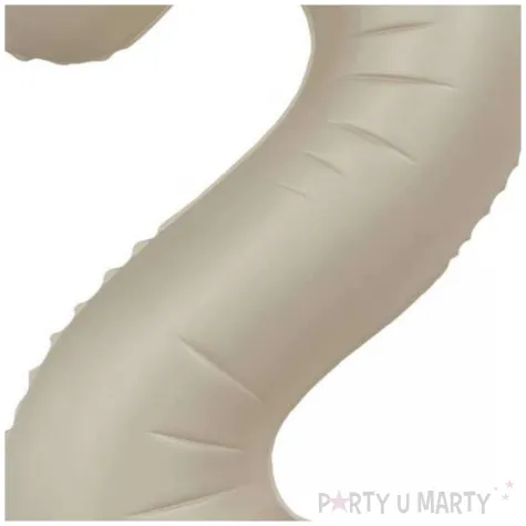 balon foliowy cyfra 2 mat kremowe latte folat 34 dgt