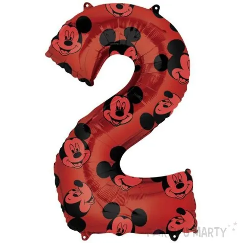 balon foliowy cyfra 2 mickey mouse amscan 26 dgt