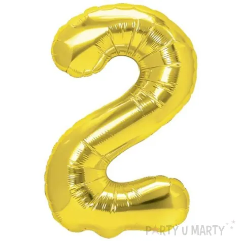 balon foliowy cyfra 2 partypal 28 dgt