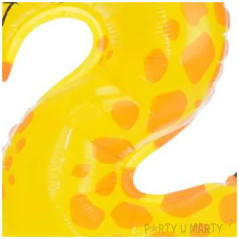 balon foliowy cyfra 2 zyrafa arpex 18 shp