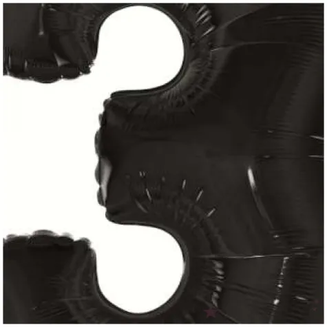 balon foliowy cyfra 3 beauty and charm czarny godan 36 dgt