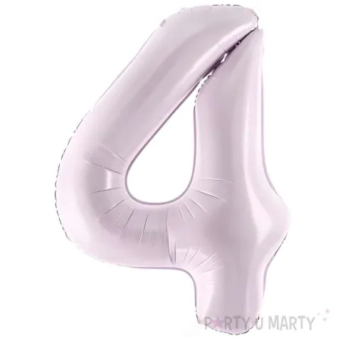 balon foliowy cyfra 4 fioletowy partydeco 34 dgt