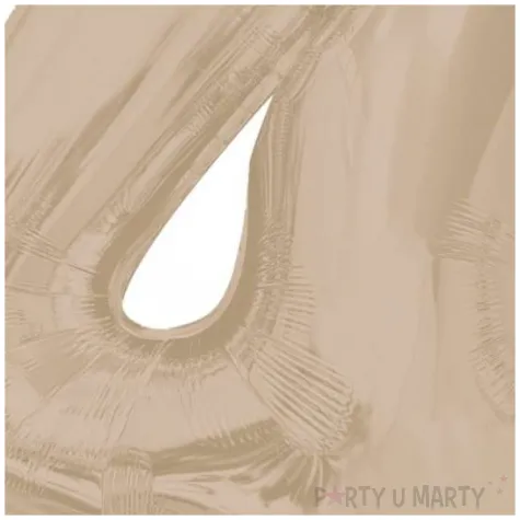 balon foliowy cyfra 4 matowy latte godan 36 dgt