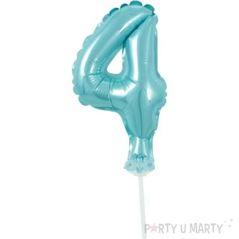 balon foliowy cyfra 4 micro blekitny godan 5 dgt