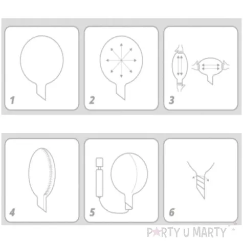 balon foliowy cyfra 4 rozowa transparentny tuban 18 orb