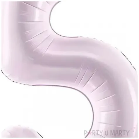 balon foliowy cyfra 5 fioletowy partydeco 34 dgt