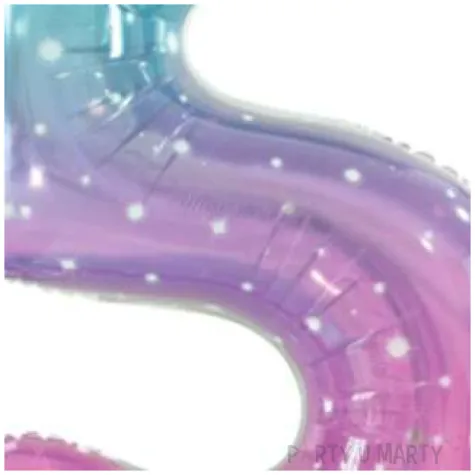 balon foliowy cyfra 5 kosmos teczowy godan 31 dgt