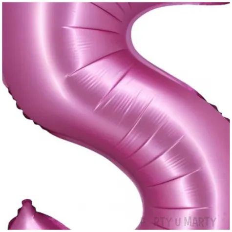 balon foliowy cyfra 5 rozowy satynowy godan 30 dgt