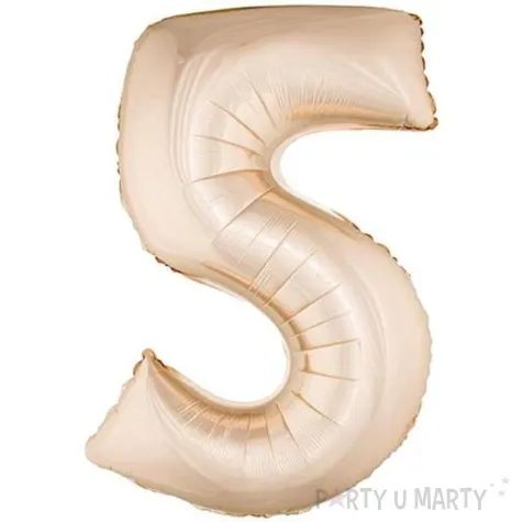 balon foliowy cyfra 5 szampanski godan 34 dgt
