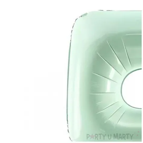 balon foliowy cyfra 5 zielony partydeco 34 dgt